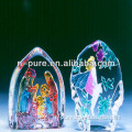 Colorful Religious Crystal iceberg Paperweight